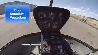 Robinson R22 Shutdown Procedure Helicopter Online Ground School