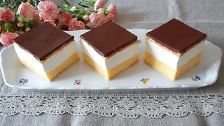 Francúzsky krémeš. Vanilkovo-smotanový dezert s čokoládou. | Viera Ližičárová | / LiViera dessert /