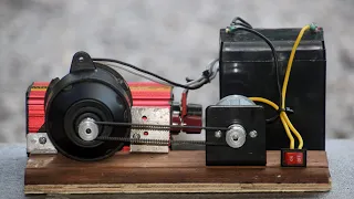 Car Radiator Motor Produces Amazing Power Supply