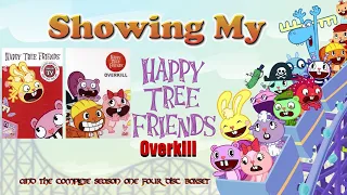 Showing My Happy Tree Friends Complete Season One Four Disc DVD Boxset & Overkill DVD and Menus