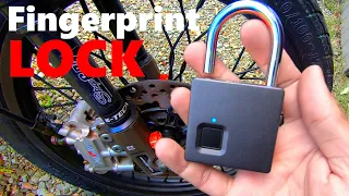 FINGER PRINT DISC LOCK  for motorcycle