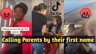 Calling Parents by their first name :Tiktok Compilation 2023 and their reactions😂❤️