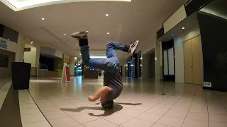 Mall spins.