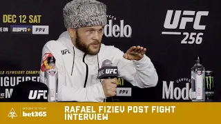 RAFAEL FIZIEV RESPONDS TO MCGREGOR INSTAGRAM COMMENT