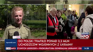 Z Ukrainy do Polski dotarło już 3 miliony 212 tysięcy uchodźców – podała Straż Graniczna 🇵🇱🇺🇦