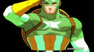 Marvel Super Heroes Vs Street Fighter OST, T19 -  Captain America Ending