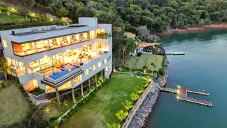 R$14.000.000- A MANSÃO MARINA 🚤 MAIS LINDA DE ESCARPAS DO LAGO-8 SUÍTES- 3.000M²- PORTEIRA FECHADA 🥂