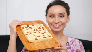 Бурфи - десерт к чаю на скорую руку! Очень вкусный десерт за 30 минут!