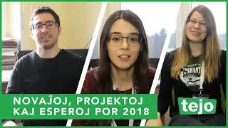 TEJO - Novaĵoj, projektoj kaj esperoj por 2018 (with English subtitles)