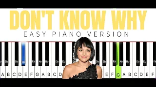 Don't Know Why (Norah Jones) | SUPER EASY Piano Tutorial