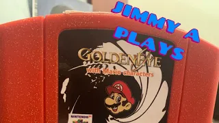 Let's Play Goldeneye with Mario Characters AGENT/ Nintendo 64/ Jimmy A Plays Series