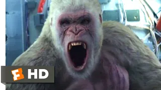 Rampage (2018) - Gorilla vs. Airplane Scene (4/10) | Movieclips