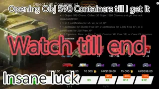 Obj 590 till I get it - Insane luck!!! WoTB