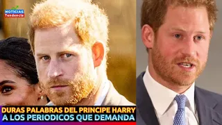 DURAS PALABRAS DEL PRINCIPE HARRY A LOS PERIODICOS QUE DEMANDO POR H4CKE0 #principeharry #dailymail