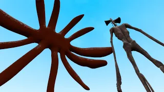 SIREN HEAD VS NEW GIANT WEB KRAKEN!! Garry's Mod [New Trevor Henderson Creature Update] Gameplay