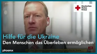phoenix tagesgespräch mit Christian Reuter zur humanitären Hilfe in der Ukraine am 25.10.22