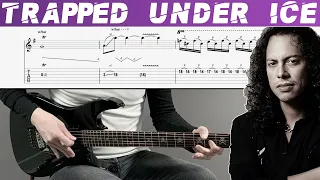 METALLICA - TRAPPED UNDER ICE (Guitar cover with TAB | Lesson)