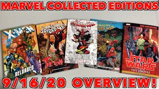 New Marvel Books 9/16/20  Overview!