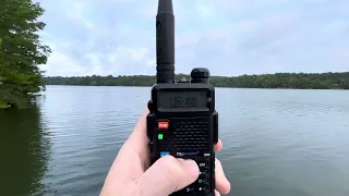 Baofeng AR-152 Tactical Antenna Baofeng Stock Antenna VHF NOAA Weather Radio Receive Comparison