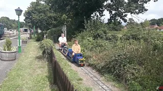 5 inch gauge Jasper Loco Shunter at the Riley's Miniature Railway | 28/08/2022