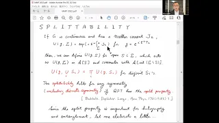 Hirosi Ooguri: Symmetry in QFT and Gravity