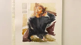 Zorn Palette Watercolor Figure