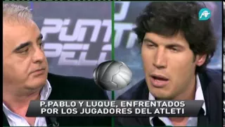 Albert Luque a Pedro Pablo: "¡Bájame el tono!"