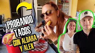 PROBANDO TACOS EN MERIDA!! ¿Cochinita o Birria? con @aldarayalex  | Ceci Dover Reacciona