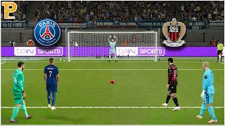 Penalty Shootout | PARIS SAINT-GERMAIN vs OGC NICE | Mbappe | Efootball PES Gameplay