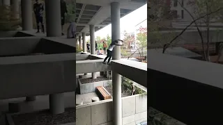 DOUBLE JUMP IN REAL LIFE 😨 #shorts #parkour