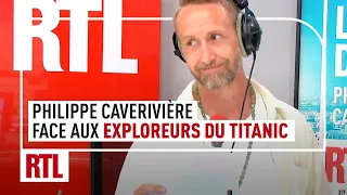 Philippe Caverivière face aux exploreurs du Titanic