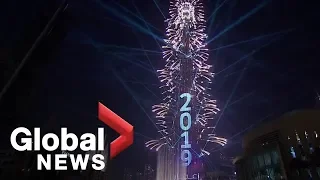 New Year's 2019: Dubai puts on world record-setting show