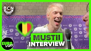 🇧🇪 MUSTII - 'BEFORE THE PARTY'S OVER' (INTERVIEW) / BCN Eurovision Party / Belgium Eurovision 2024