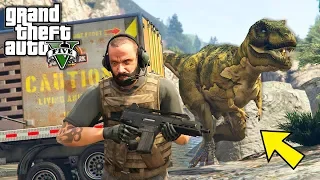 МИР ЮРСКОГО ПЕРИОДА! НАШЕЛ НАСТОЯЩЕГО ДИНОЗАВРА В ГТА 5 МОДЫ! - ОБЗОР МОДА GTA 5 МОДЫ