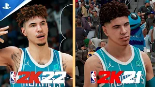 NBA 2K21 VS NBA 2K22 GRAPHICS COMPARISON NEXT GEN!!