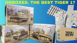 Takom TIGER 1 BIG BOX WHAT’S INSIDE 1/35 German Panzer Tank WW2 Sd.Kfz.181 Otto Carius figure 1/16