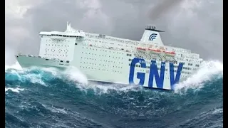 Mega Cruise Ships Overcome Giant Waves In Storm❗Awesome Ships Launch Compilation