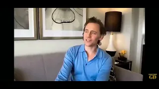 #TomHiddlestonlu | Gold Derby interviews Tom Hiddleston will he appear in Thor Love and Thunder clip
