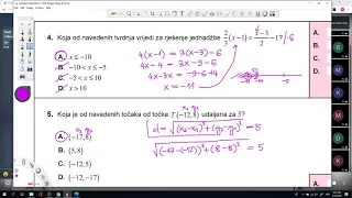 Riješena Državna matura iz Matematike B razina 2019. ljeto