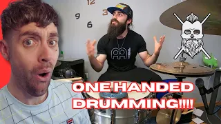 "UK Drummer REACTS to ONE HANDED DRUMMING BY EL ESTEPARIO SIBERIANO REACTION"