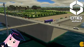 We build a UNIVERSITY ISLAND in CITIES SKYLINES 2