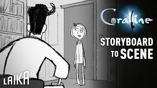 "Coraline Meets Other Father" Storyboard to Scene | LAIKA Studios