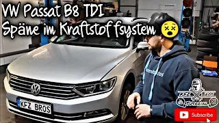 VW Passat B8 | TDI | Fünfstelliger Hochdruckpumpenschaden ? | Späne im Kraftstoffsystem | P0087 |