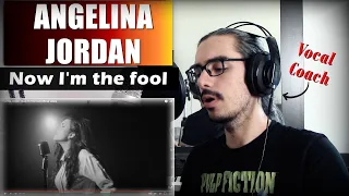 ANGELINA JORDAN "Now I'm The Fool" // REACTION & ANALYSIS by Vocal Coach (ITA)