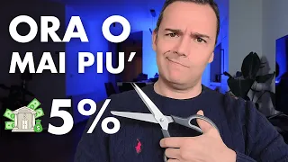 ATTENZIONE ai CONTI DEPOSITO: è l'ULTIMA OCCASIONE prima dei TAGLI