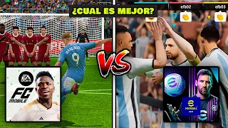 EA SPORTS FC MOBILE 24 vs eFOOTBALL MOBILE 24 ¿Cual es mejor?