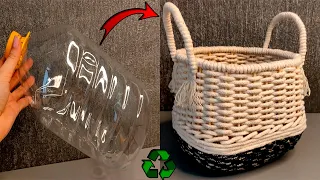 🔊 STUNNING BEAUTY FROM A PLASTIC BOTTLE  DIY basket