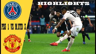 PSG vs. Manchester United 1-3 Gols i punts destacats fule tyma 06/03/19