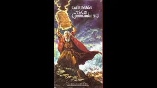 Opening To The Ten Commandments 1998 VHS