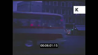 1970s UK, London Street Scenes at Night, 35mm